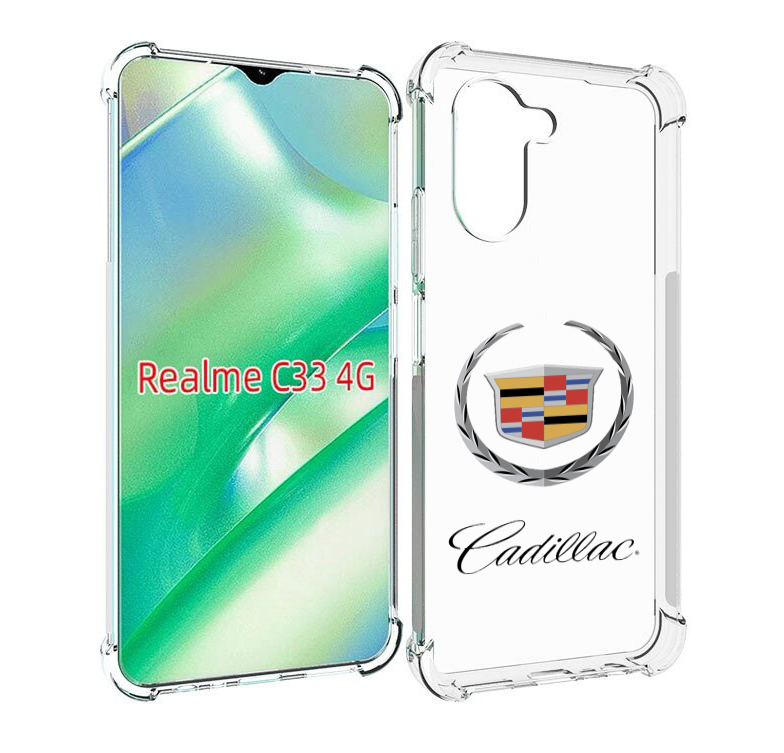 

Чехол MyPads cadillac-4 мужской для Realme C33 4G, Прозрачный, Tocco
