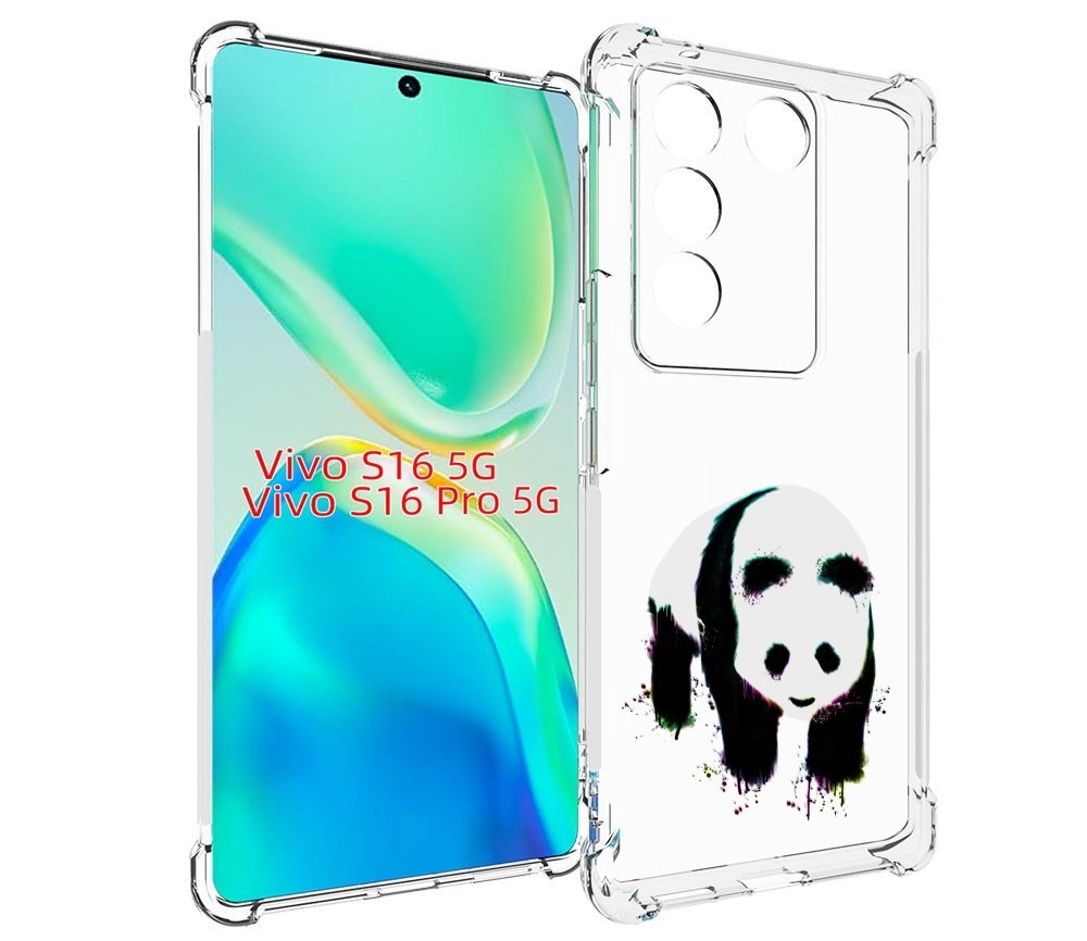 

Чехол MyPads панда в акварели для Vivo S16 5G / S16 Pro 5G / V27 / V27 Pro, Tocco