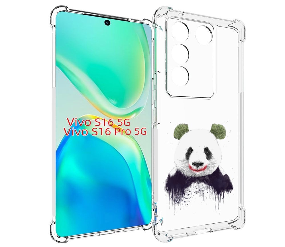 

Чехол MyPads панда джокер для Vivo S16 5G / S16 Pro 5G / V27 / V27 Pro, Tocco