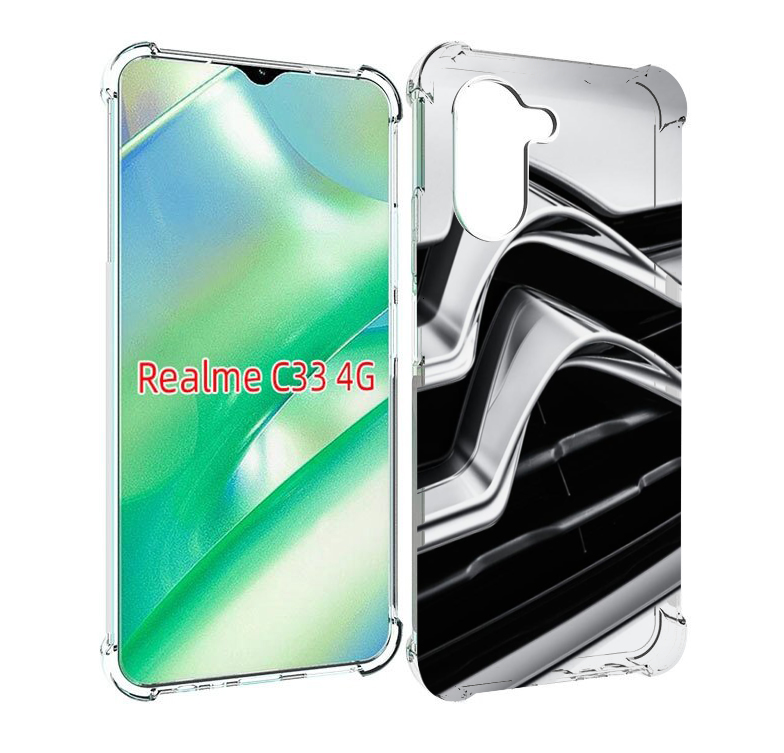 

Чехол MyPads citroen мужской для Realme C33 4G, Прозрачный, Tocco