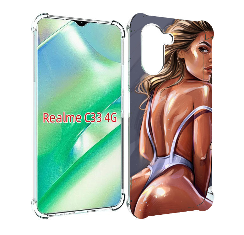 

Чехол MyPads craigos-art для Realme C33 4G, Прозрачный, Tocco