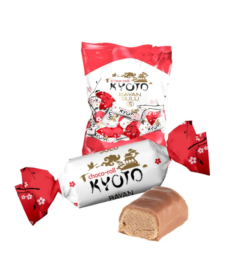 Конфеты баян сулу. Баян Сулу "Kyoto. Конфеты Киото. Баян Сулу конфеты производитель. Kyoto Choco-Roll