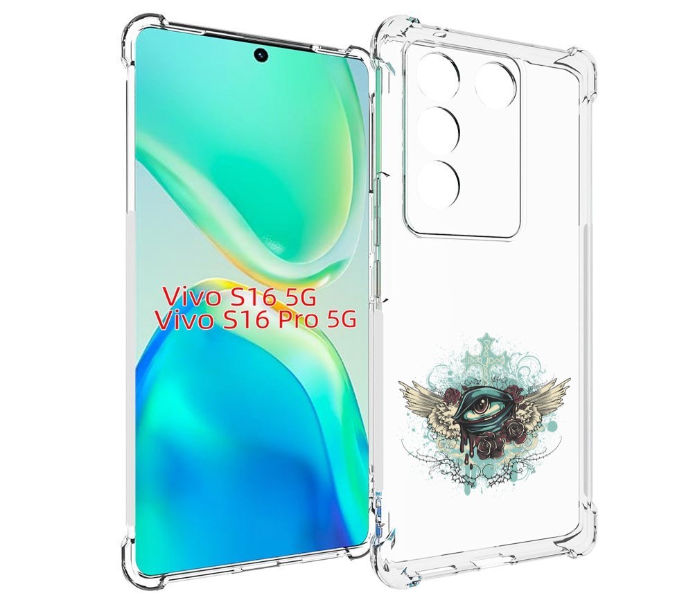 

Чехол MyPads плачущий глаз с крыльями для Vivo S16 5G / S16 Pro 5G / V27 / V27 Pro, Tocco