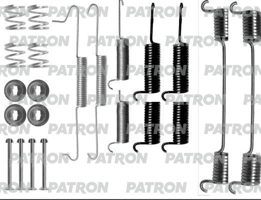 

Монтажный комплект тормозных колодок PATRON psrk0085