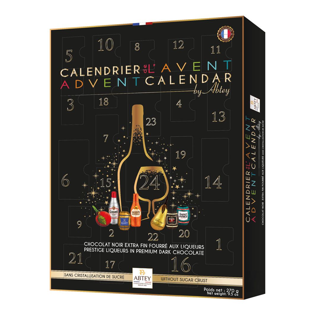 Набор конфет Abtey Advent Calendar Select By Abtey Ассорти из темного шоколада 270 г