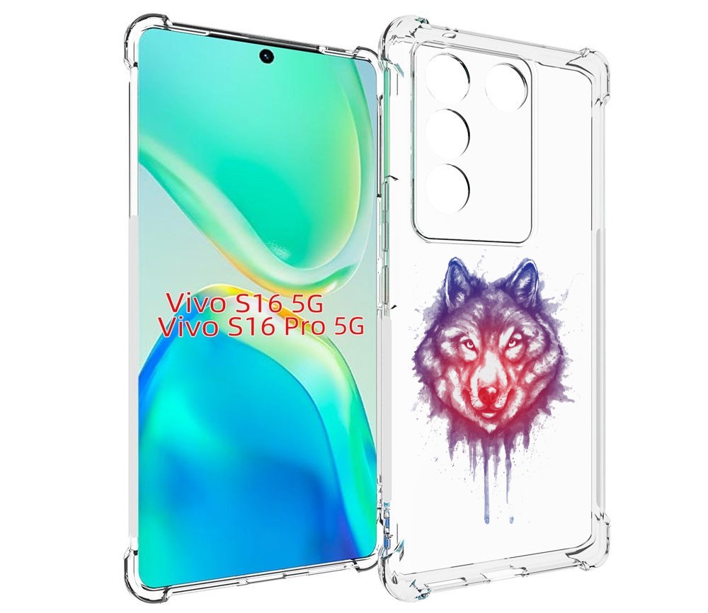 

Чехол MyPads пушистый волк для Vivo S16 5G / S16 Pro 5G / V27 / V27 Pro, Tocco
