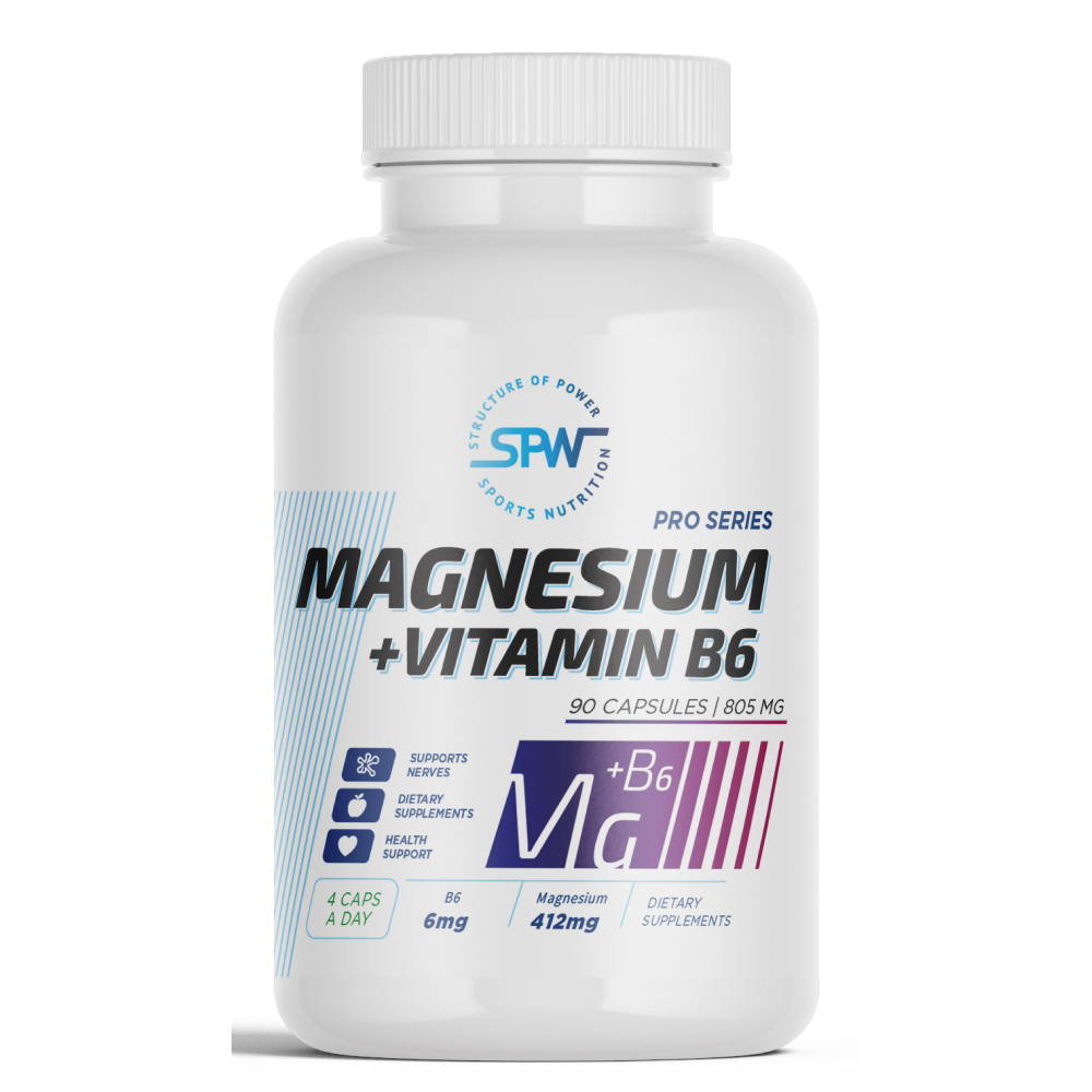 фото Магний цитрат + витамин b6 magnesium citrate + b6 spw 90 капсулы