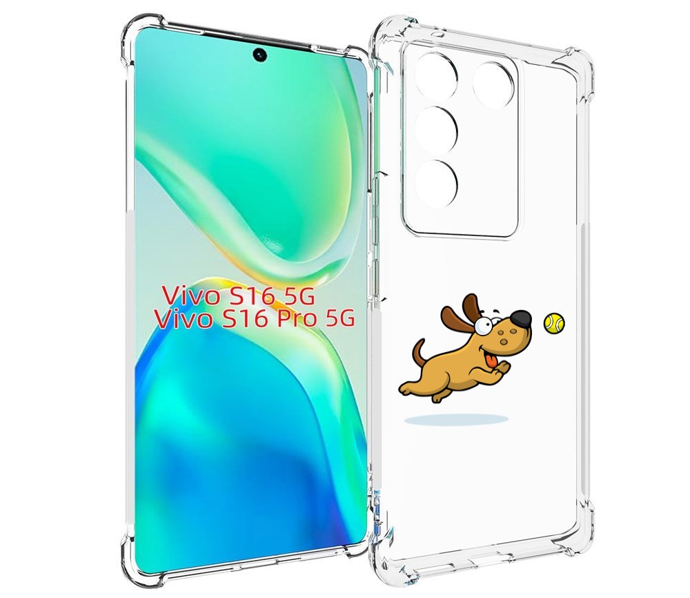 

Чехол MyPads пёсик для Vivo S16 5G / S16 Pro 5G / V27 / V27 Pro, Tocco