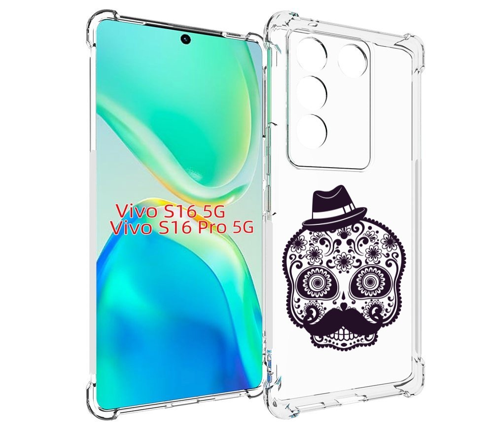 

Чехол MyPads разрисованный скелет для Vivo S16 5G / S16 Pro 5G / V27 / V27 Pro, Tocco