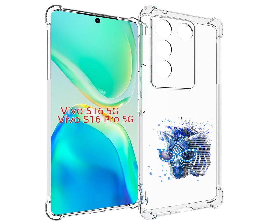 

Чехол MyPads расплывчатая зебра для Vivo S16 5G / S16 Pro 5G / V27 / V27 Pro, Tocco