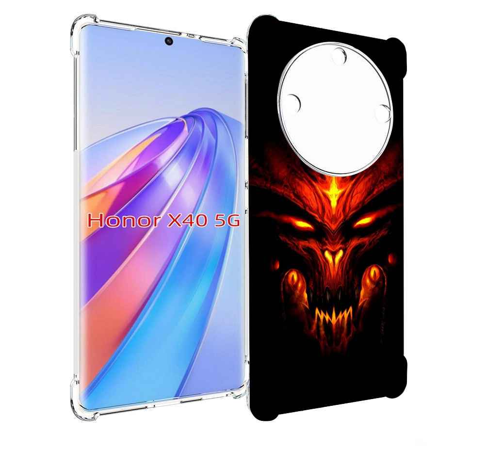 

Чехол MyPads diablo-3 для Honor X40, Прозрачный, Tocco