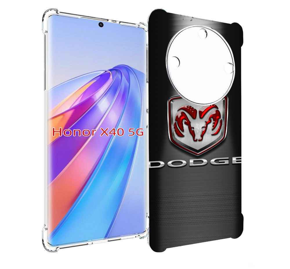 

Чехол MyPads dodge 1 мужской для Honor X40, Прозрачный, Tocco