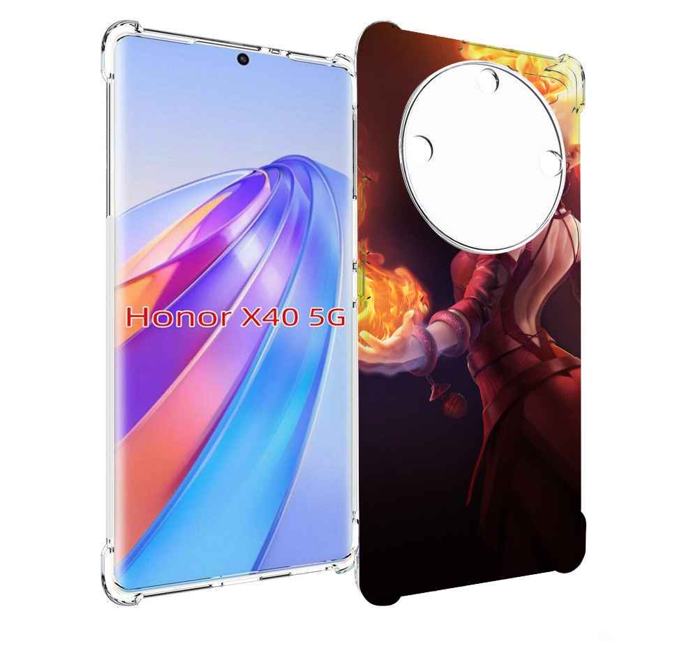 

Чехол MyPads dota 2 Lina для Honor X40, Прозрачный, Tocco