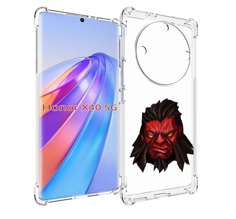 

Чехол MyPads dota-2-axe для Honor X40, Прозрачный, Tocco