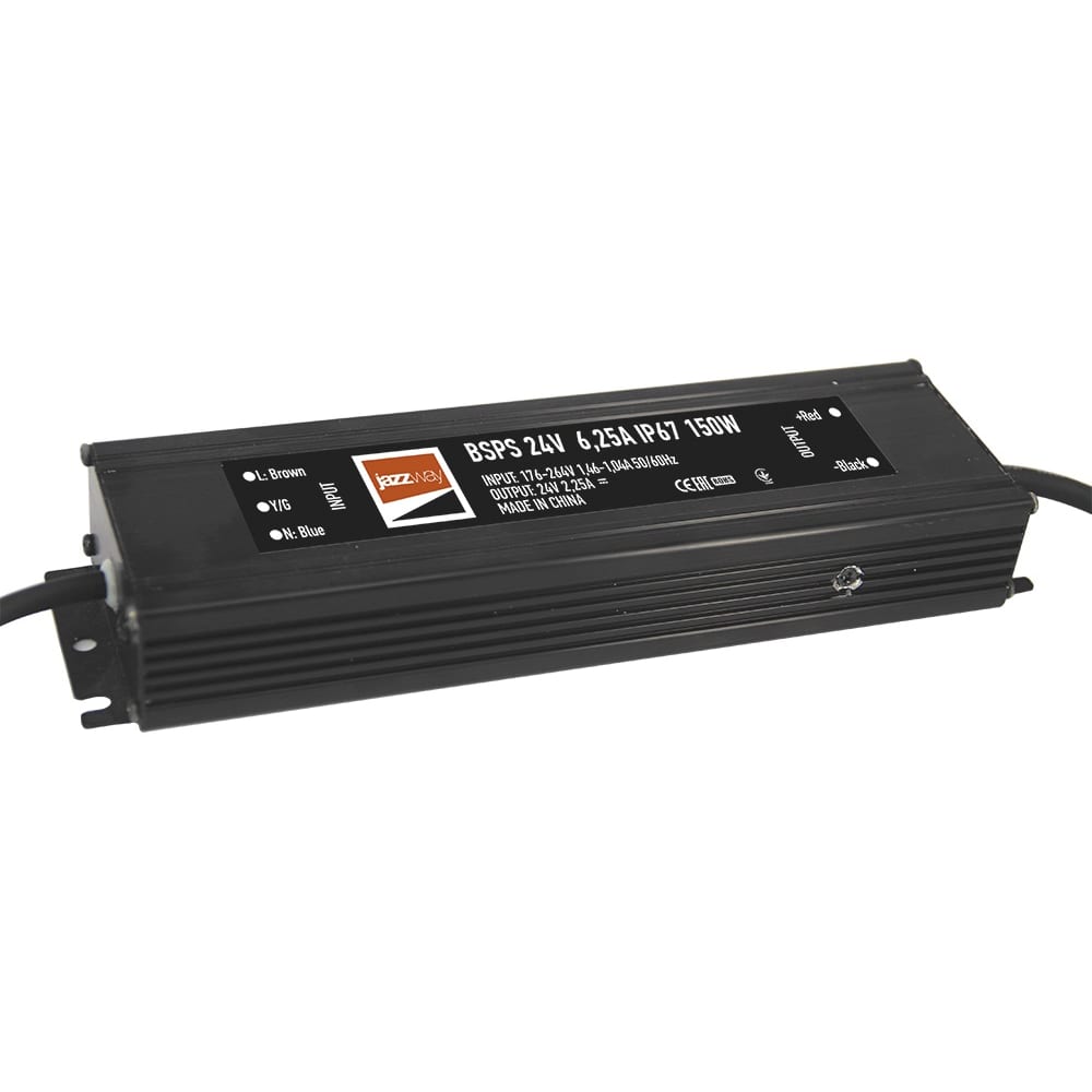 Jazzway Драйвер BSPS 24V 6,25A=150W IP67 5024212