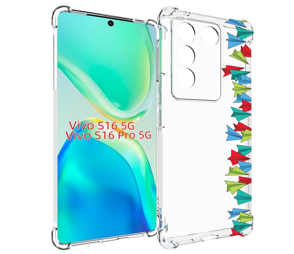 

Чехол MyPads самолетики из листочков для Vivo S16 5G / S16 Pro 5G / V27 / V27 Pro, Tocco