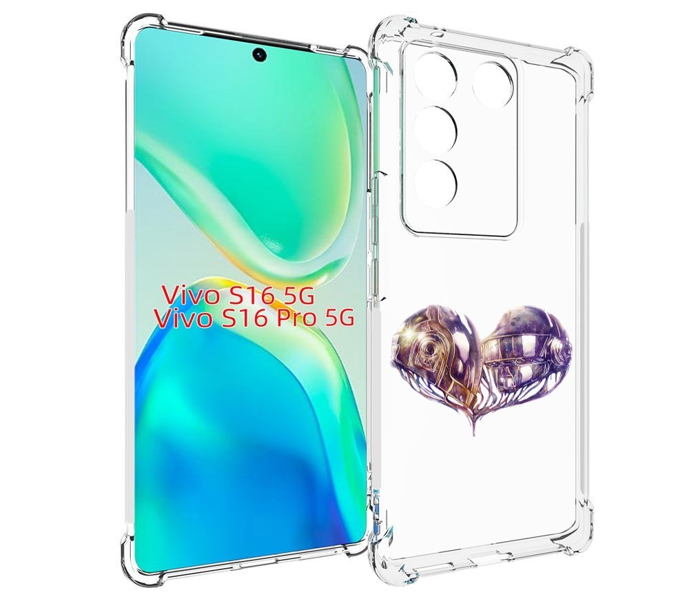 

Чехол MyPads сердце абстракция для Vivo S16 5G / S16 Pro 5G / V27 / V27 Pro, Tocco