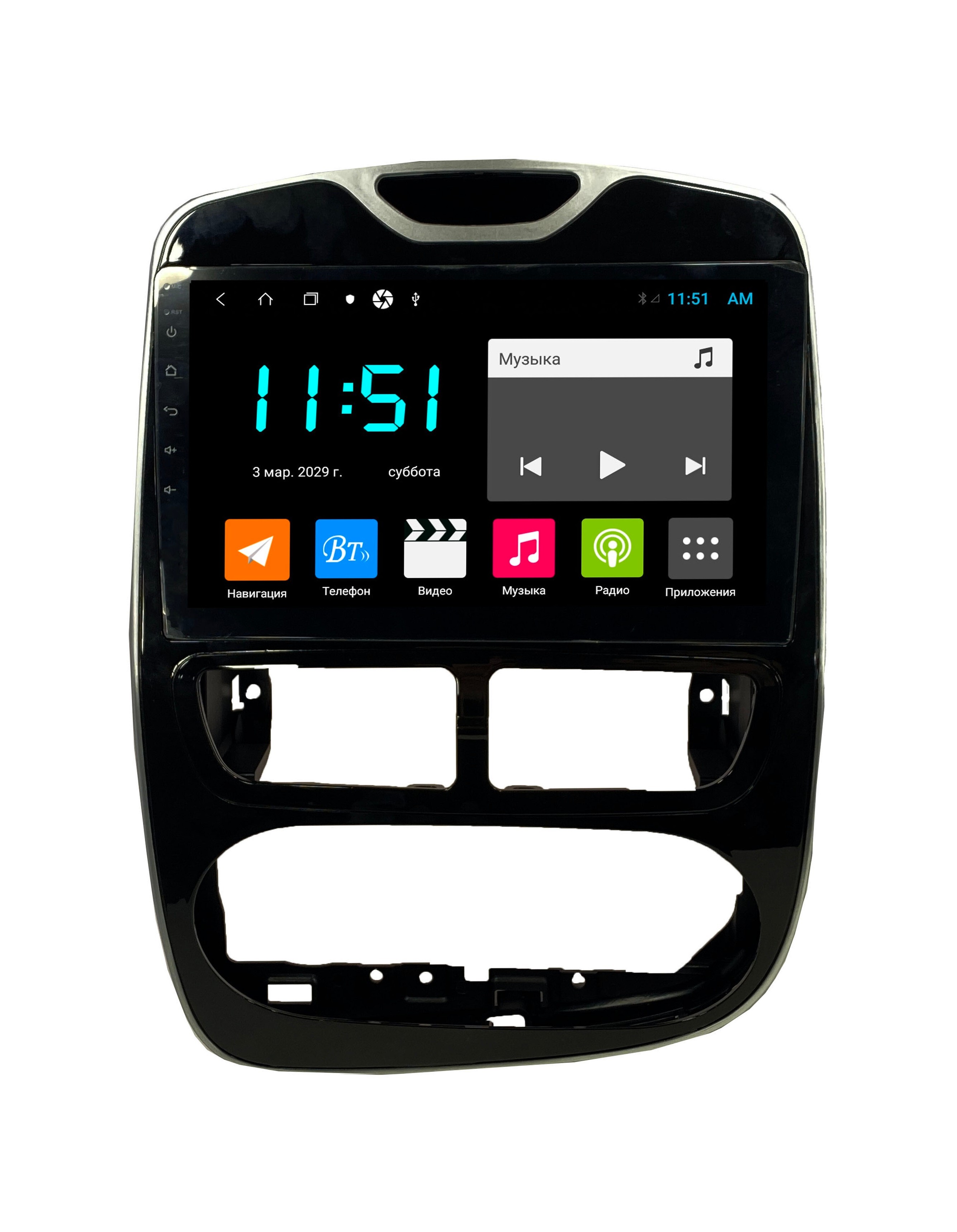 Штатная автомагнитола Zenith Renault Clio 2012-2016 464GB Android 12 Мультируль ШГУ 3304800₽