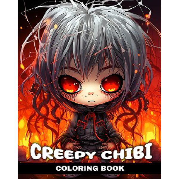

Creepy Chibi Coloring Book: Horror Kawaii Coloring Pages with Creepy Chibi Designs...