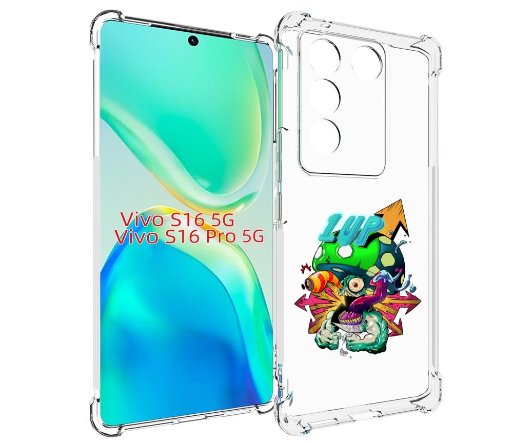 

Чехол MyPads сильный гриб абстракция для Vivo S16 5G / S16 Pro 5G / V27 / V27 Pro, Tocco