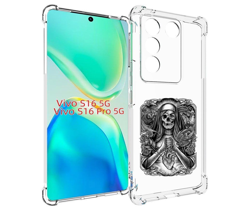 

Чехол MyPads скелет с сердцем для Vivo S16 5G / S16 Pro 5G / V27 / V27 Pro, Tocco