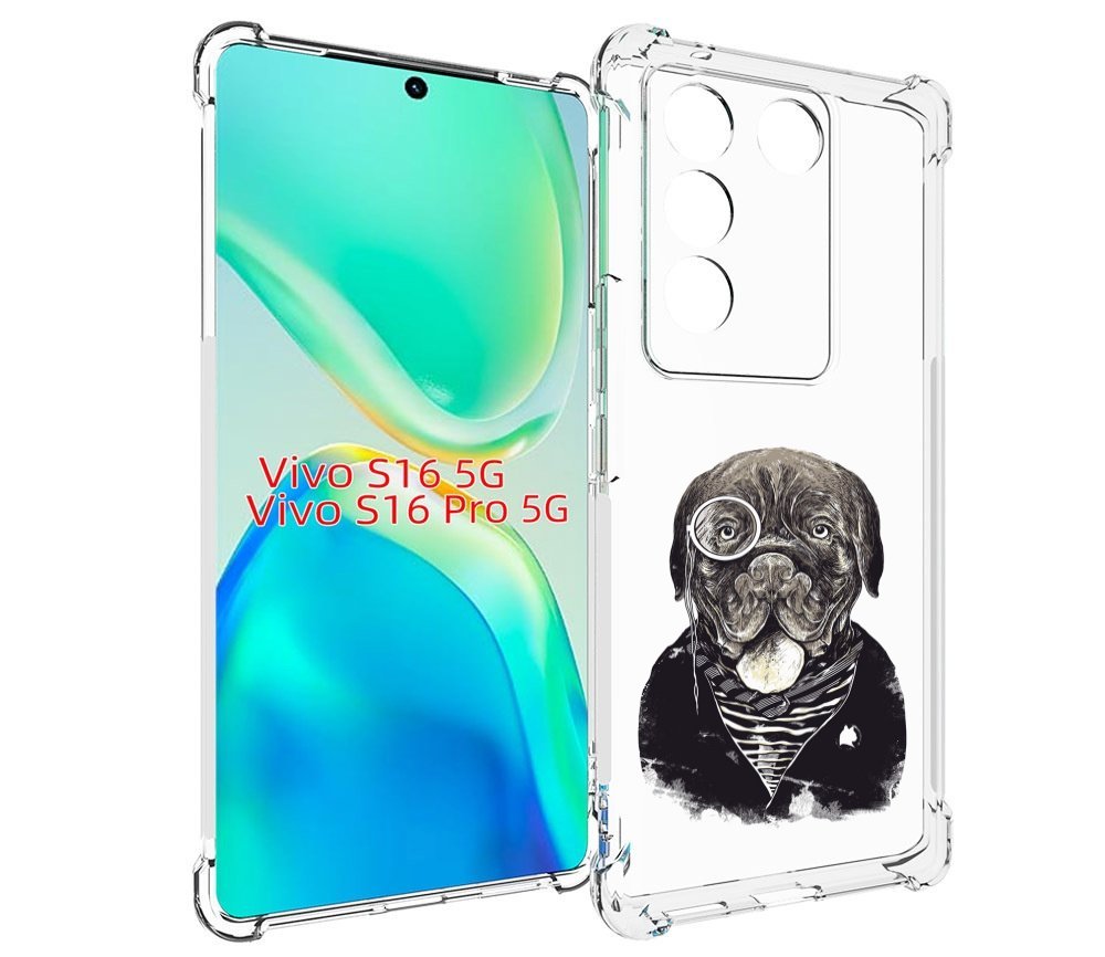 

Чехол MyPads солидный песик для Vivo S16 5G / S16 Pro 5G / V27 / V27 Pro, Tocco