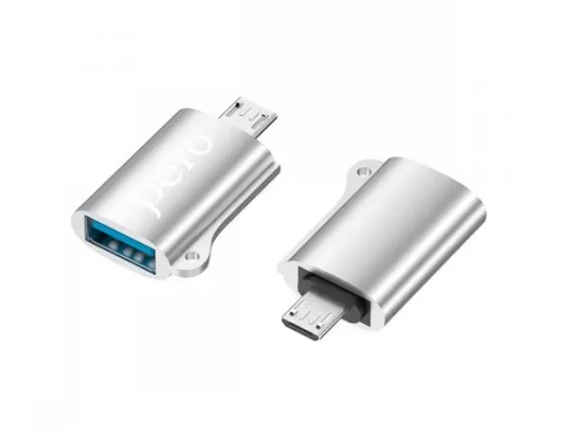 Переходник Pero AD02 OTG MICRO USB TO USB 2.0(PRAD02MUSR)