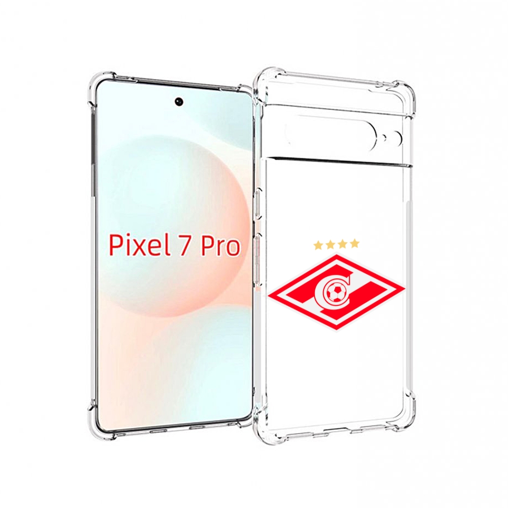 

Чехол Mypads Фк Спартак 1 Для Google Pixel 7 Pro, Прозрачный, Tocco