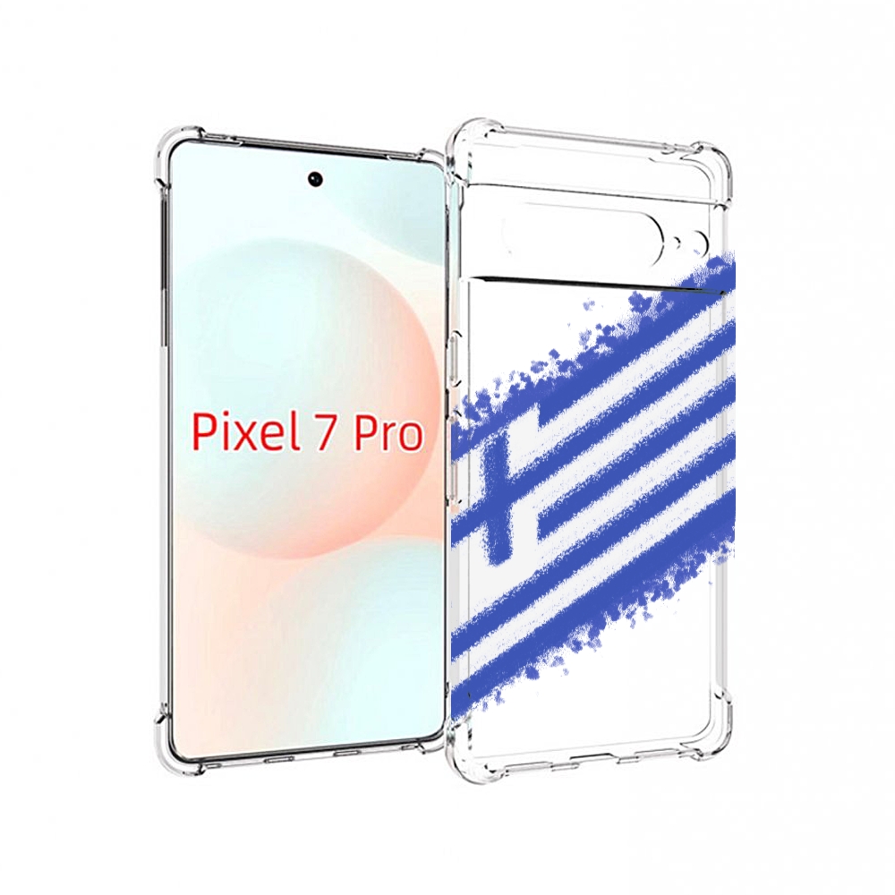 

Чехол Mypads Флаг Греции Для Google Pixel 7 Pro, Прозрачный, Tocco