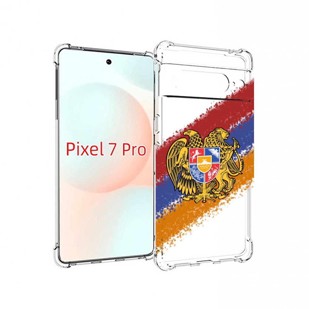 

Чехол Mypads Флаг Герб Армении Для Google Pixel 7 Pro, Прозрачный, Tocco
