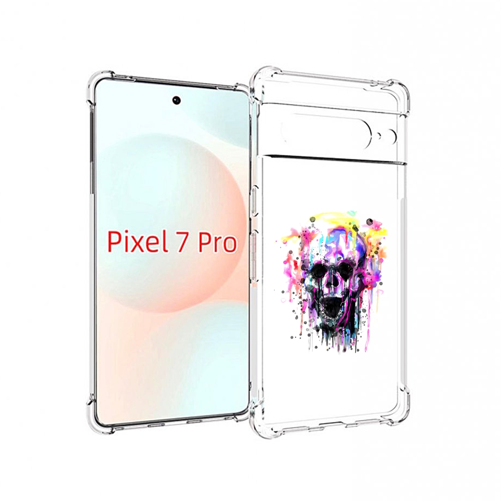 

Чехол Mypads Граффити Череп Для Google Pixel 7 Pro, Прозрачный, Tocco