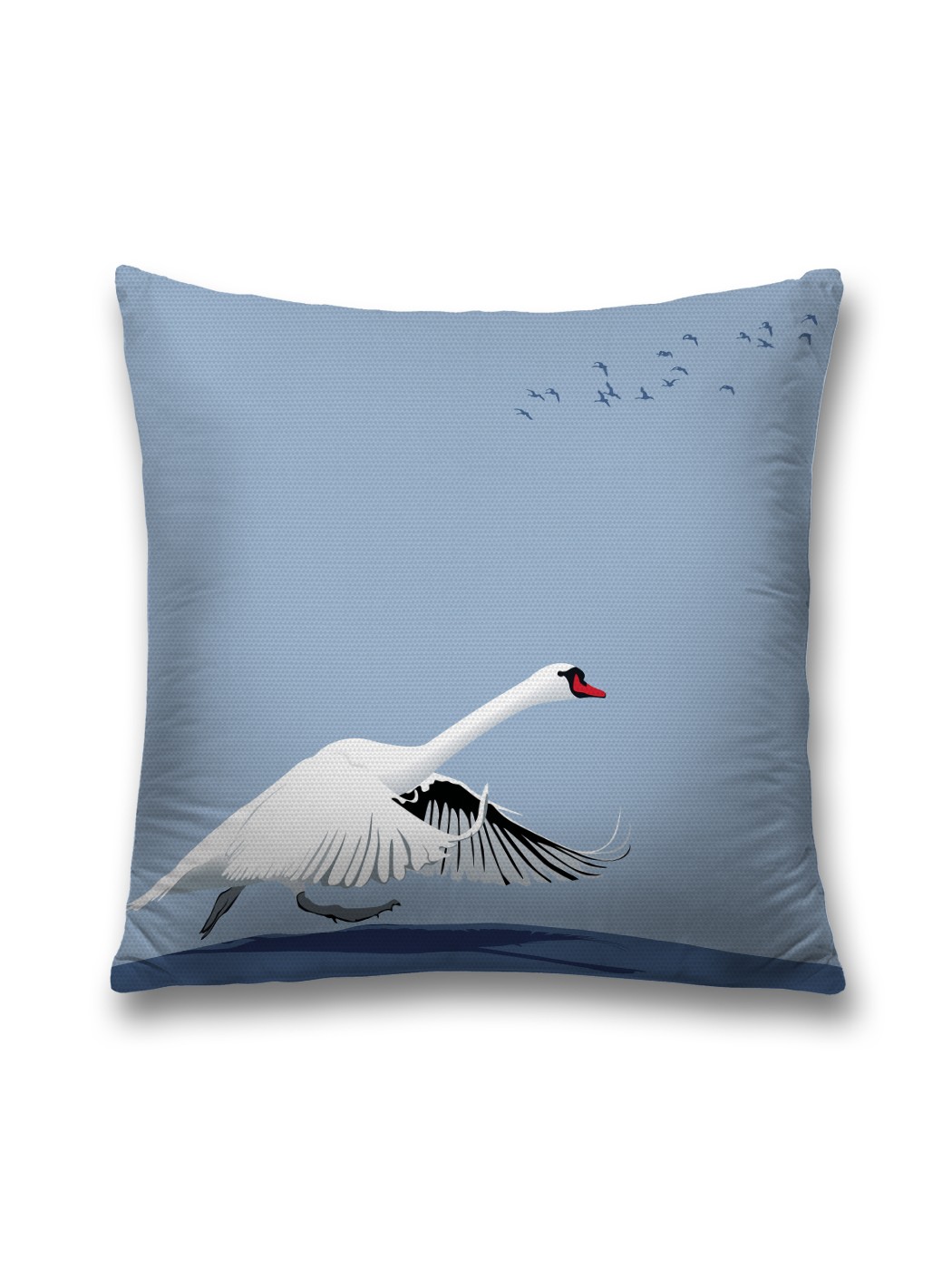 

Наволочка JoyArty декоративная "Лебедь отстает" на молнии, 45x45 см