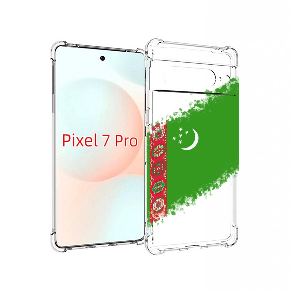 

Чехол Mypads Флаг Герб Туркменистан-1 Для Google Pixel 7 Pro, Прозрачный, Tocco