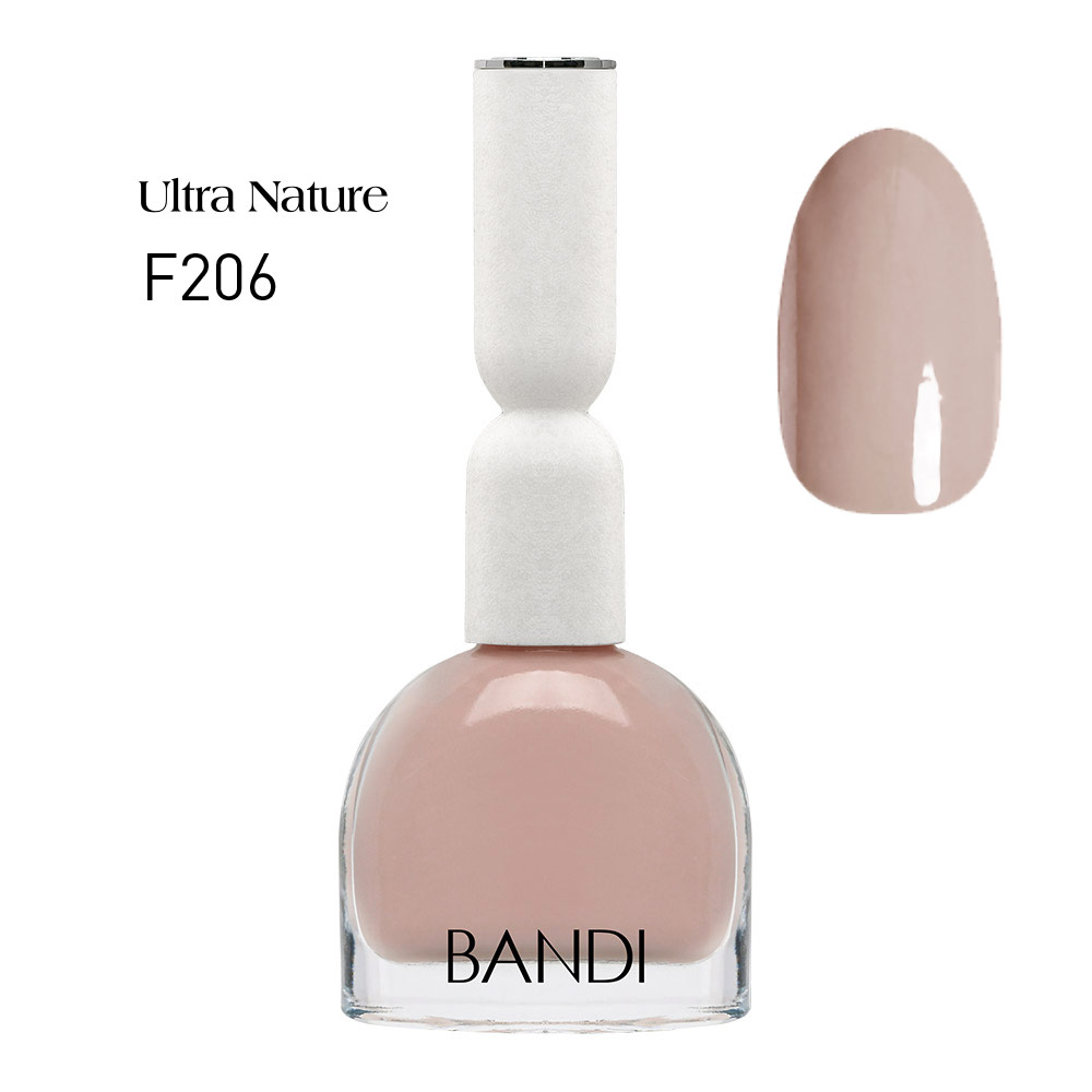 Лак для ногтей BANDI Ultra Nature, Pink Beige, F206s, 10 мл