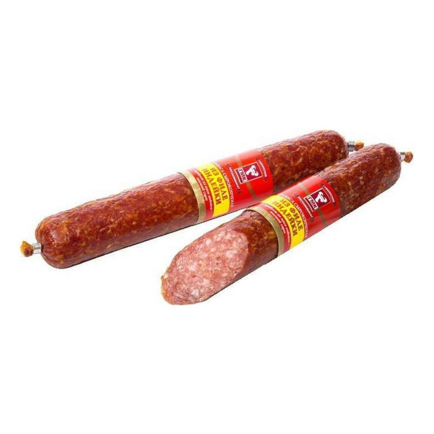 

Колбаса сырокопченая Губкинский Мясокомбинат Из филе индейки