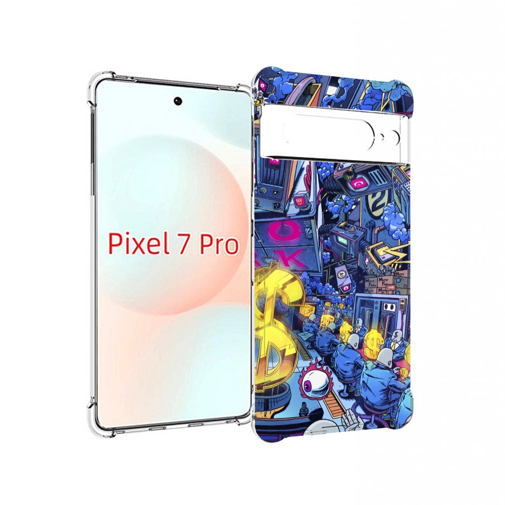 

Чехол Mypads Футуристичная Картинка Для Google Pixel 7 Pro, Прозрачный, Tocco