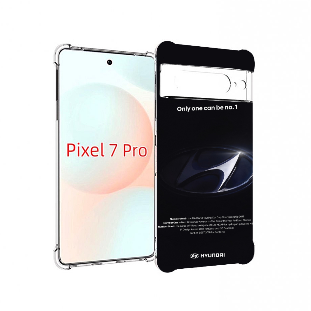 

Чехол Mypads hyundai 3 Для Google Pixel 7 Pro, Прозрачный, Tocco