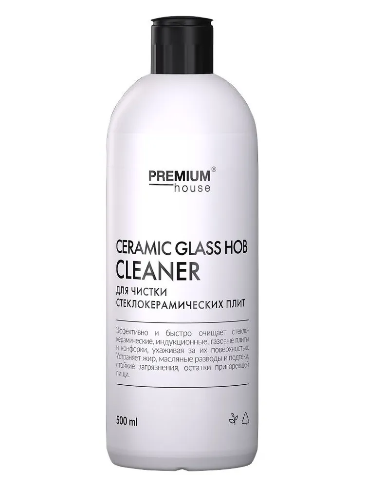 

Средство для чистки стеклокерамических плит Premium House 500ml 642554