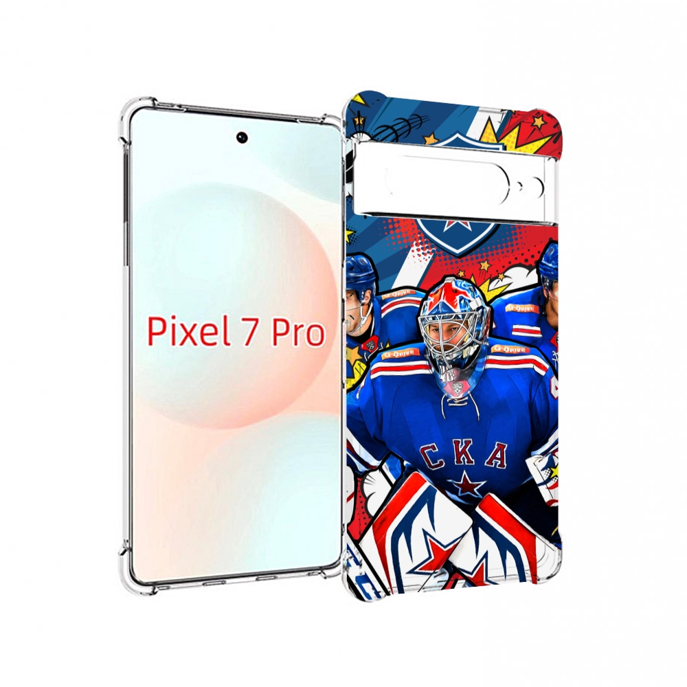 

Чехол Mypads Хк Ска Спб Мужской Для Google Pixel 7 Pro, Прозрачный, Tocco