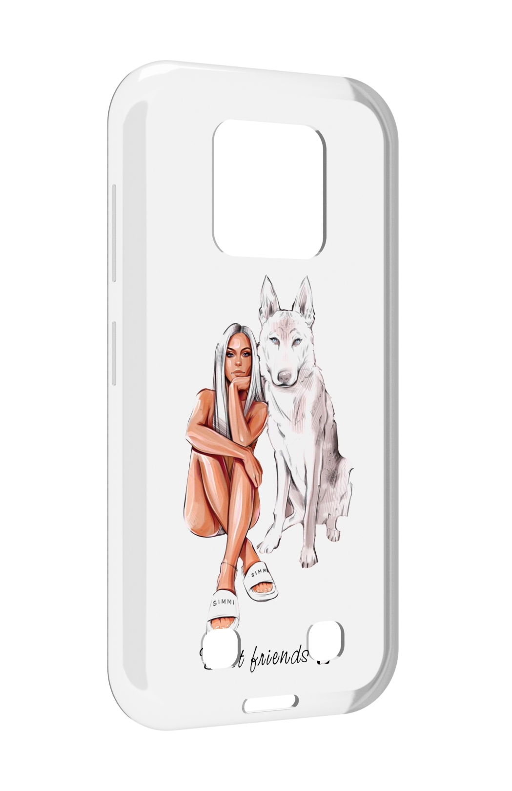 

Чехол MyPads Лучшие-друзья для Oukitel WP18, Прозрачный, Tocco