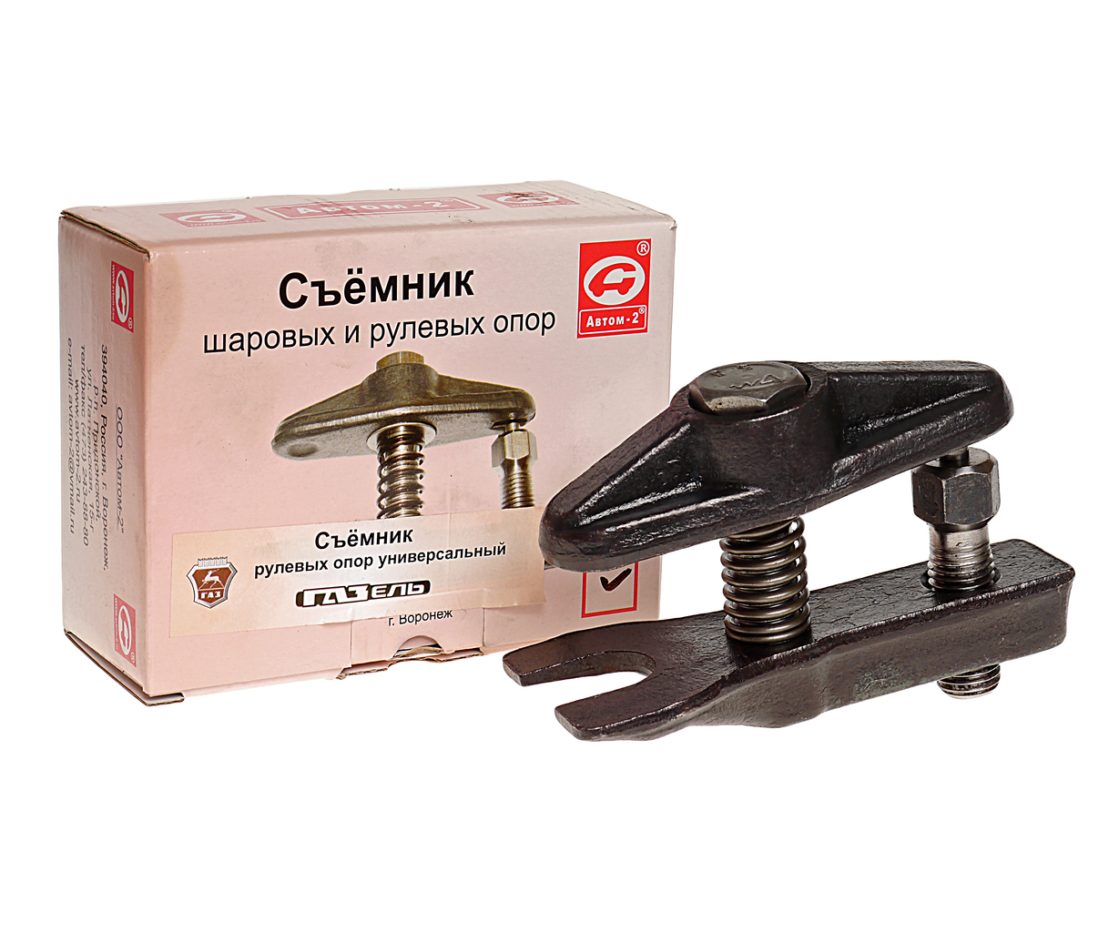 

Съемник опор шаровых и тяг рулевых универсальный (ГАЗель) АВТОМ 113382