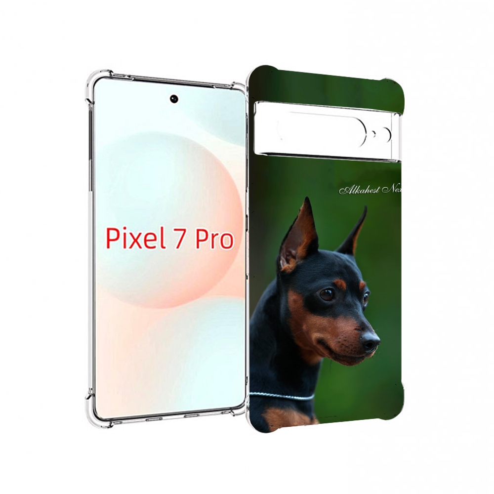 

Чехол Mypads Цвергпинчер Черпинчер Для Google Pixel 7 Pro, Прозрачный, Tocco