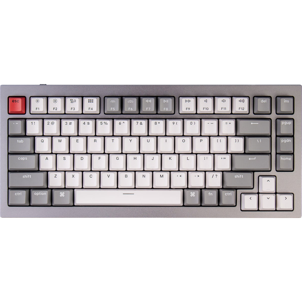 Клавиатура QMK Keychron Q1 (Gateron G Phantom Red Switch) RGB Grey