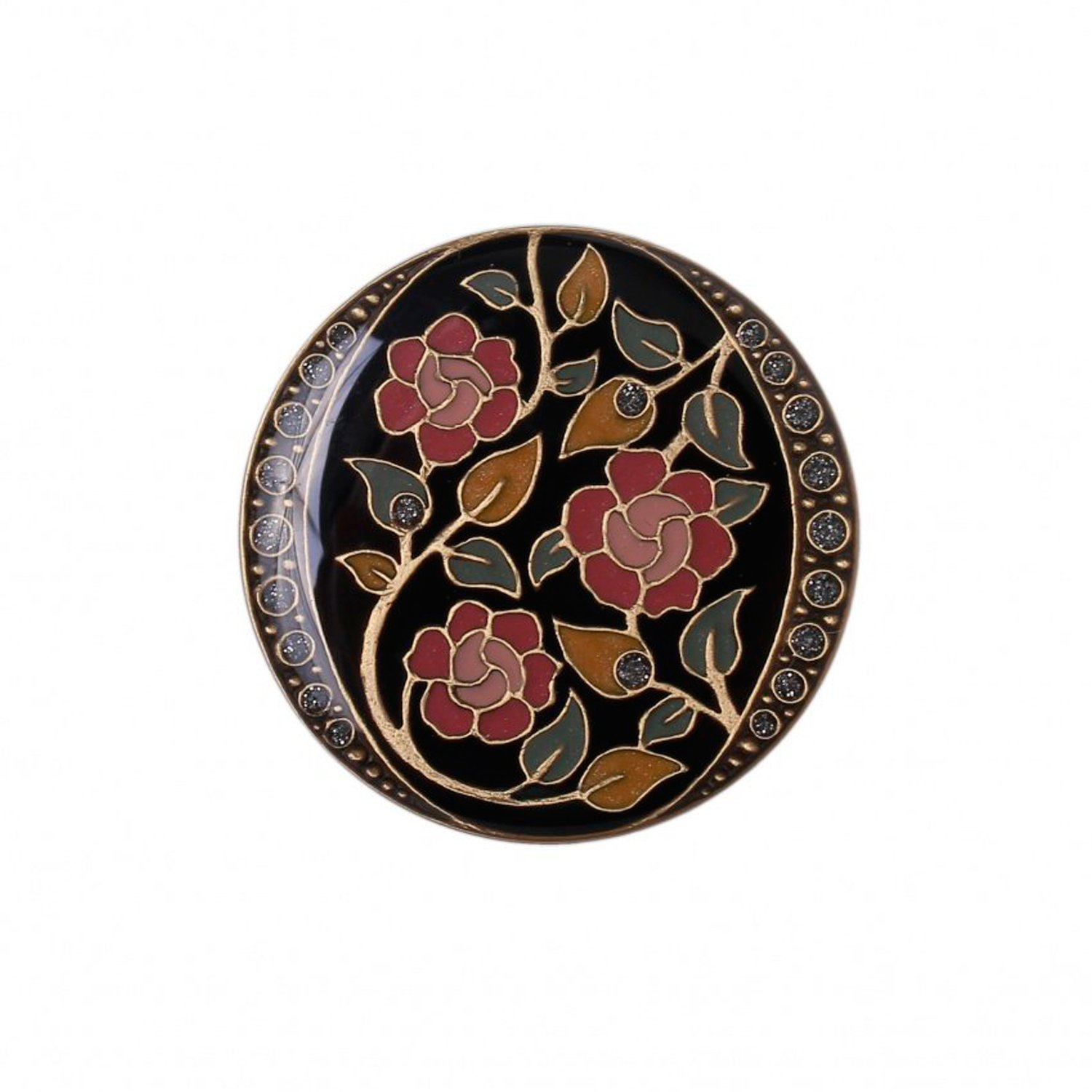 

Брошь из бижутерного сплава/бронзы с эмалью Clara Bijoux F77099 BR, F77099 BR