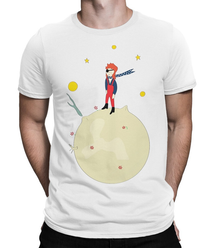 

Футболка мужская Dream Shirts Дэвид Боуи - Маленький Принц 33004222 белая L, Дэвид Боуи - Маленький Принц 33004222