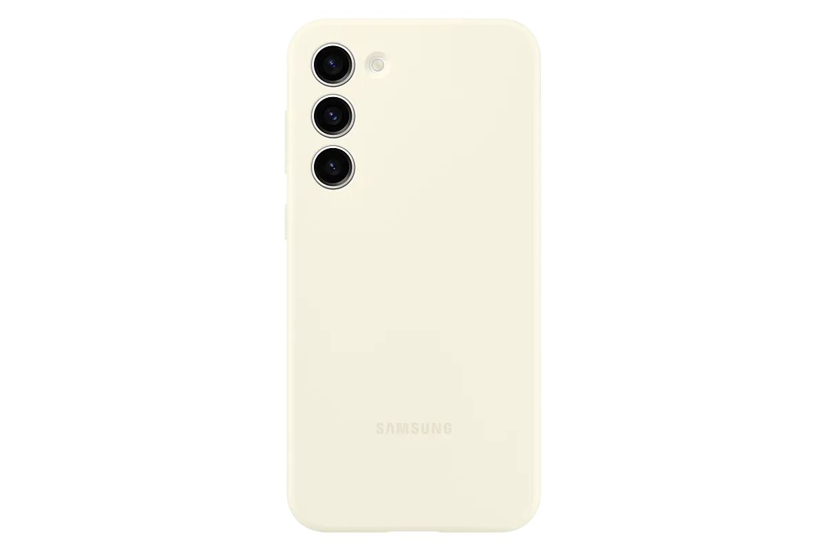 

Чехол Samsung Silicone Cover S23+, Бежевый, EF-PS916TUEGRU