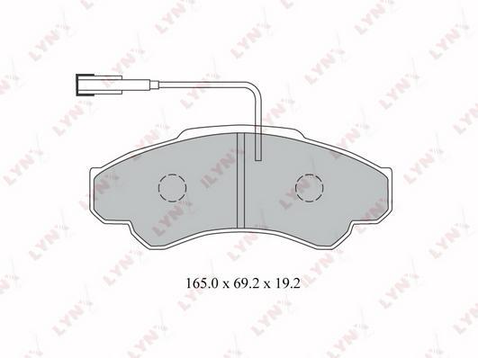 

Колодки тормозные передние дисковые Fiat Ducato 94>06 Peugeot Boxer 94>06 Citroen Jumper 9