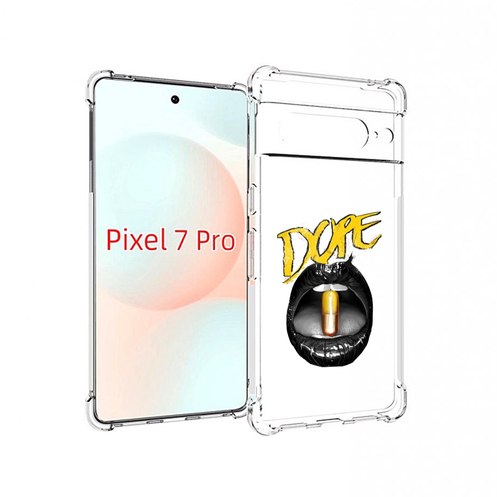 

Чехол Mypads Губы Для Google Pixel 7 Pro, Прозрачный, Tocco