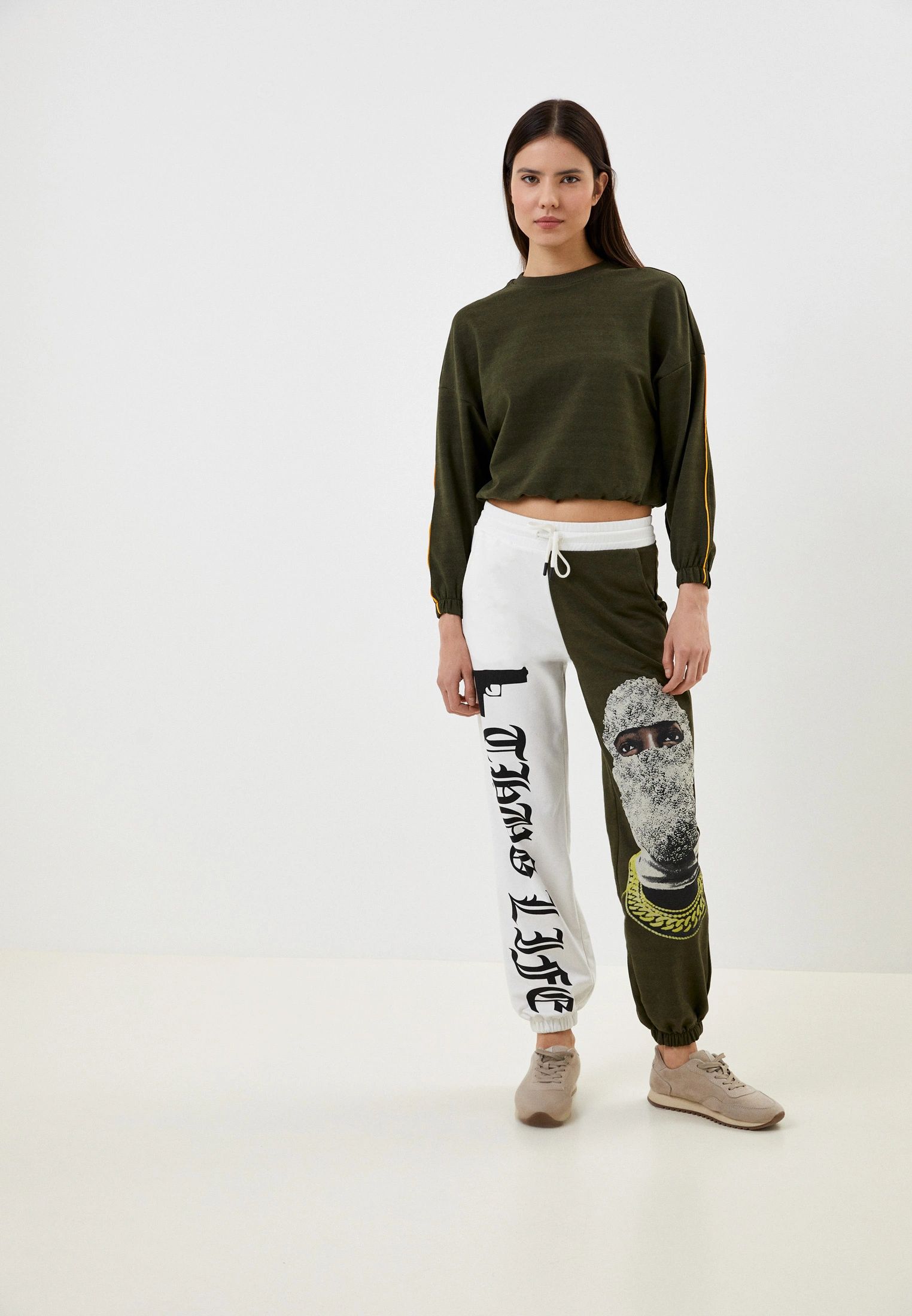 

Спортивные брюки женские BLACKSI 5036 хаки XL, 5036
