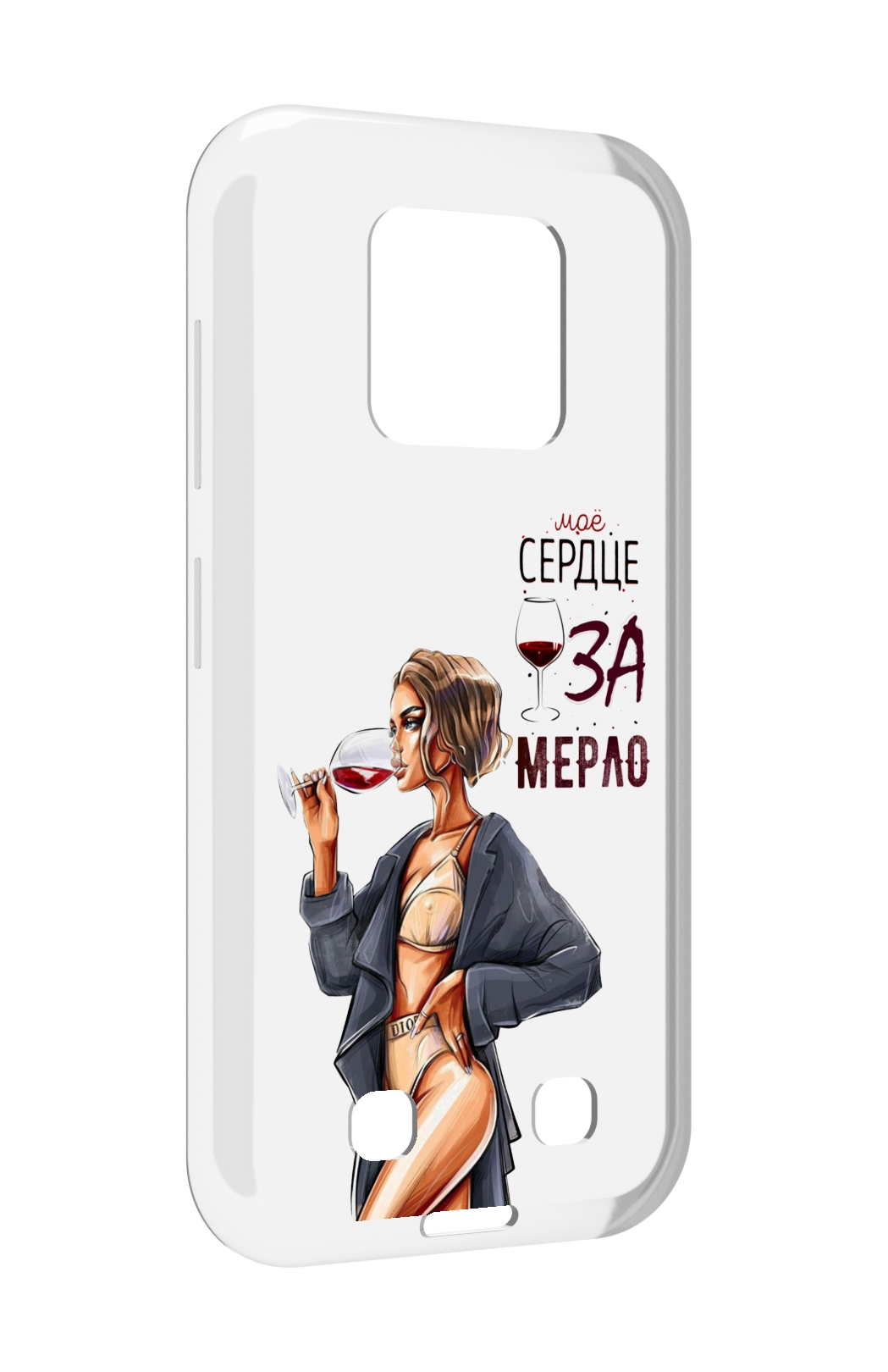 

Чехол MyPads Мое-сердце-замерло для Oukitel WP18, Прозрачный, Tocco